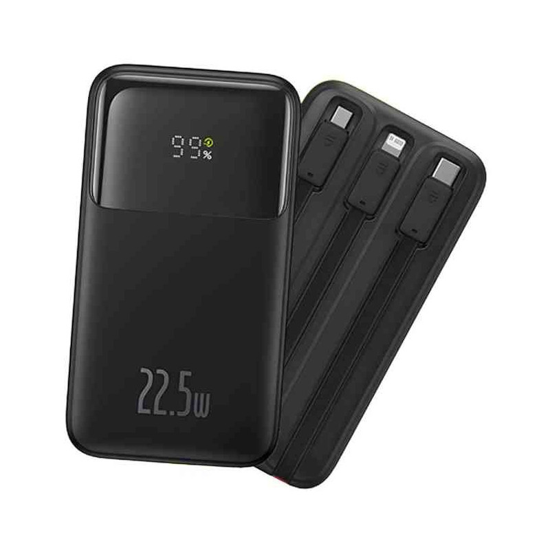 Baseus Comet Series 22.5W 20000mAh Triple Cable Power Bank