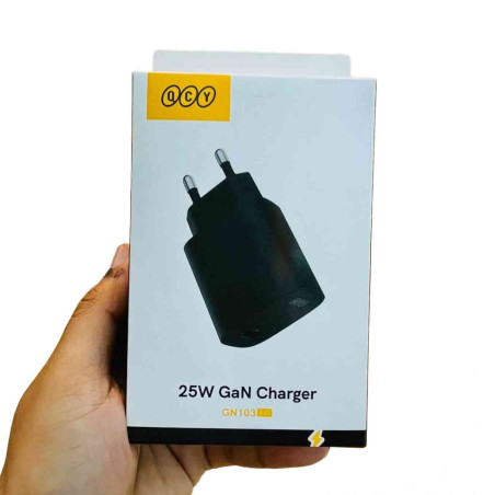 QCY GN103EG 25W GaN Fast Charger