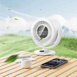 Hoco HX608 Clip/Stand/Hand Fan With Automatic Roration