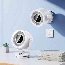 Hoco HX608 Clip/Stand/Hand Fan With Automatic Roration