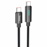 Hoco U125 PD 100W Display USB-C To USB-C Charging Data Cable