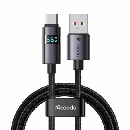Mcdodo CA-652 100W USB-A To USB-C Cable With Horizontal LED Display