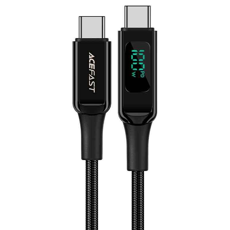 AceFast C6-03 100W Digital Display USB-C To USB-C Data Cable
