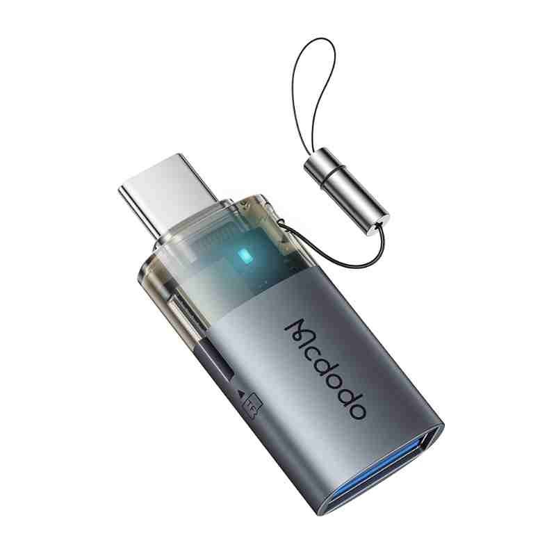 Mcdodo OT-760 Port Luma 2-in-1 USB-A To USB-C Transfer Adapter