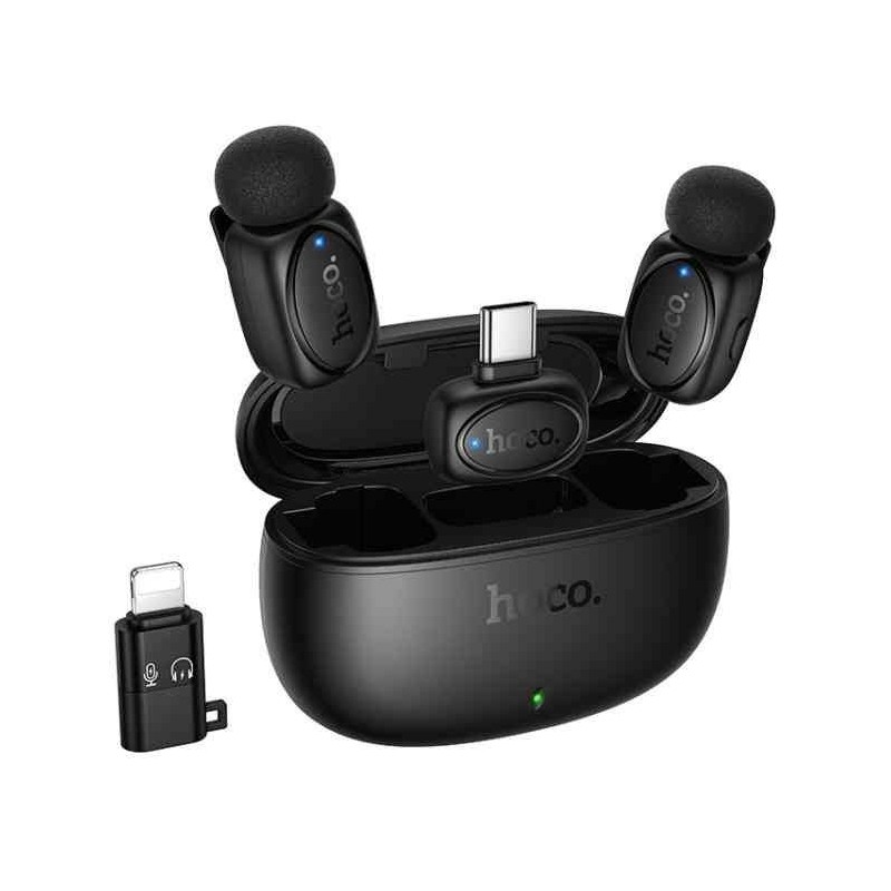 Hoco L19 Dual-Mic Wireless Mini Digital Microphone