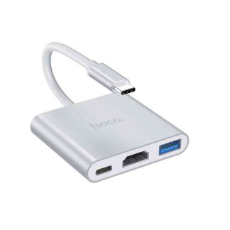 Hoco HB14 Type C To USB3.0 + HDMI + PD Adapter