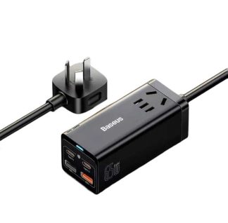 Baseus GaN3 Pro 65W PowerCombo 5-Port SuperVooc Power Strip