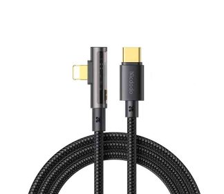 Mcdodo CA-339 90° PD 36W Type-C To Lightning Transparent Data Cable