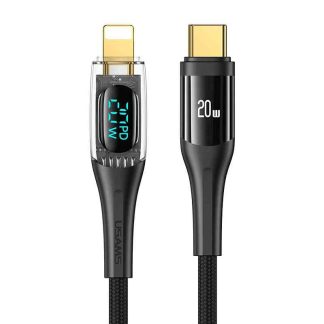 Usams US-SJ589 Type-C To Lightning PD 20W Transparent Cable