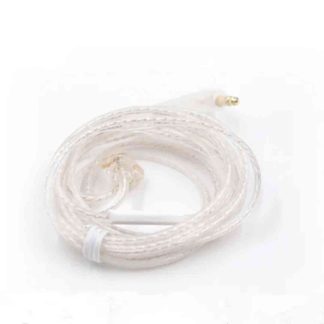 KZ Flat Silver Plated Upgrade Earphone Cable With Mic