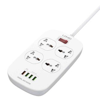 LDNIO SC4407 2500W 4 Sockets & 4 USB Ports Power Strip