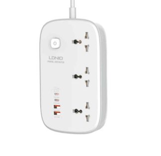 Ldnio SC3416 3250W 3 Sockets & 4 USB Ports Power Strip