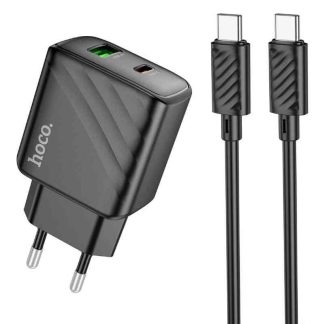 Hoco CS23A PD 30W Dual Port Charger Set