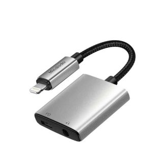 Mcdodo CA-554 2-in-1 Lightning To DC3.5 & Lightning Audio Adapter