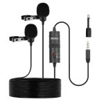 Boya By-M1DM Dual Omni-directional Lavalier Mic