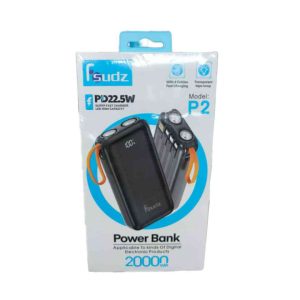 Fsudz P2 PD22.5W 20000mAh 4 Cables Fast Charging Power Bank