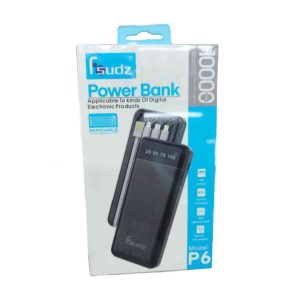 Fsudz P6 10.5W 10000mAh Built-in 4 Cable Power Bank