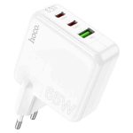 Hoco C115A PD65W 3-Port Fast Charging Adapter