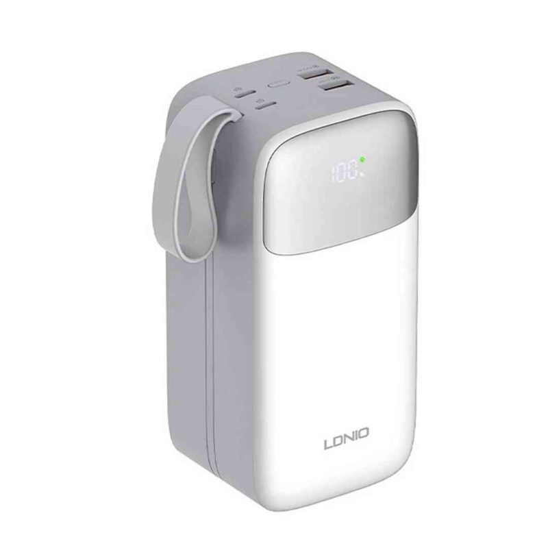 Ldnio PQ50 22.5W 50000mAh 2 Cables Fast Charging Power Bank