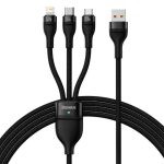 Baseus Flash Series II 66W One-For-Three Fast Charging Data Cable