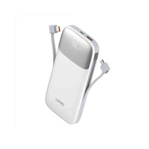 Ldnio PQ19 22.5W 10000mAh 2-Cables Digital Display Fast Charging Power Bank