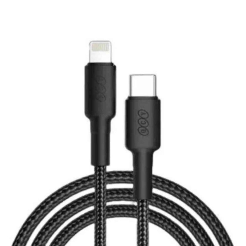 QCY DC08 PD 30W Type-C To Lightning Data Cable