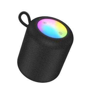 Hoco HC30 Colorful LED Bluetooth Speaker (Black)