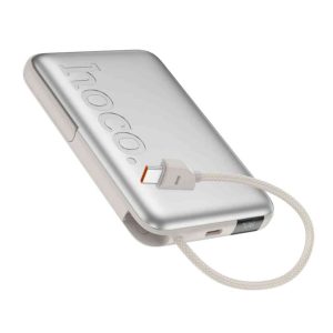 Hoco Q43 20W 10000mAh Magnetic Wireless Power Bank (Silver)