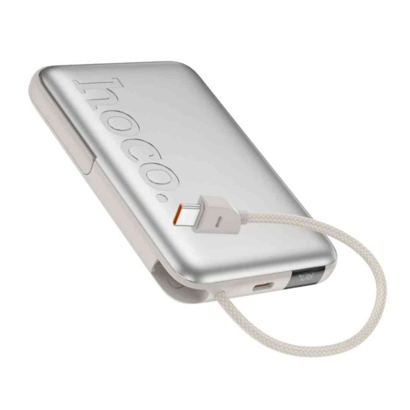 Hoco Q43 20W 10000mAh Magnetic Wireless Power Bank (Silver)