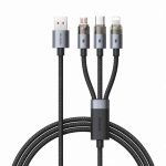 Mcdodo CA-715 3-in-1 6A Transparent Cable With Charging Light
