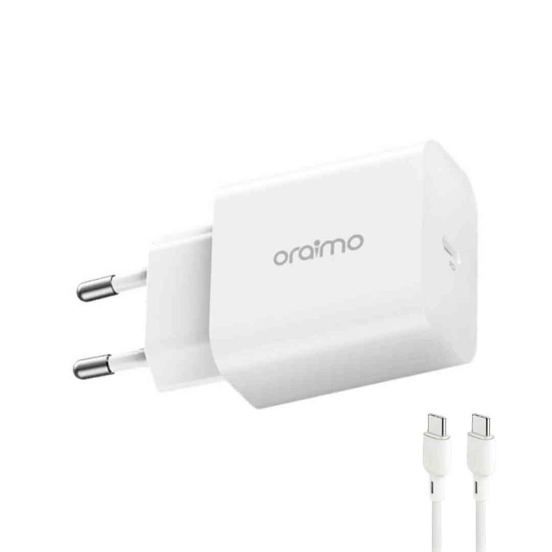 Oraimo PowerCube 20 PD 20W Fast Charger With Type-C To Type-C Cable