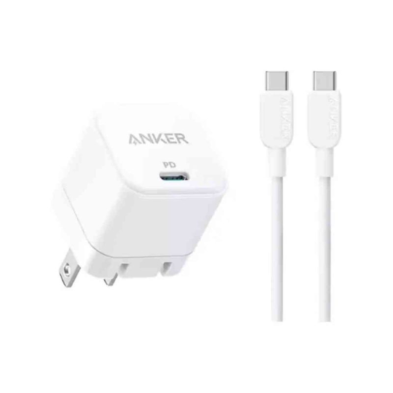 Anker PowerPort III 20W Cube With Type-C To Type-C Cable
