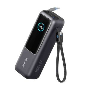 Anker Zolo 165W 25000mAh Dual Cable Fast Charging Power Bank (Black)