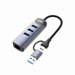 Ldnio DS-144UC 4-in-1 USB-A+C Hub Adapter
