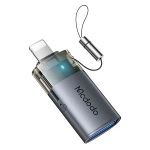 Mcdodo OT-785 Port Luma 2-in-1 USB-A To Lightning Transfer Adapter