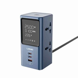 Ldnio SC2 2500W 7-in-1 Tower Extension Power Socket