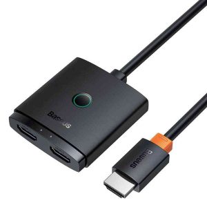 Baseus AirJoy Series 2-in-1 Bidirectional HDMI Switch With 1m Cable