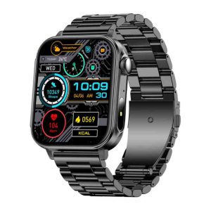 Colmi P80 Waterproof Calling Smartwatch (Metal Black)
