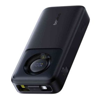 Baseus Nomos 30W 20000mAh Fast Charging Power Bank With Built-in Lightning Cable