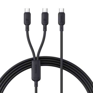 Baseus Silky 100W Type-C To Type-C+C Fast Charging Data Cable